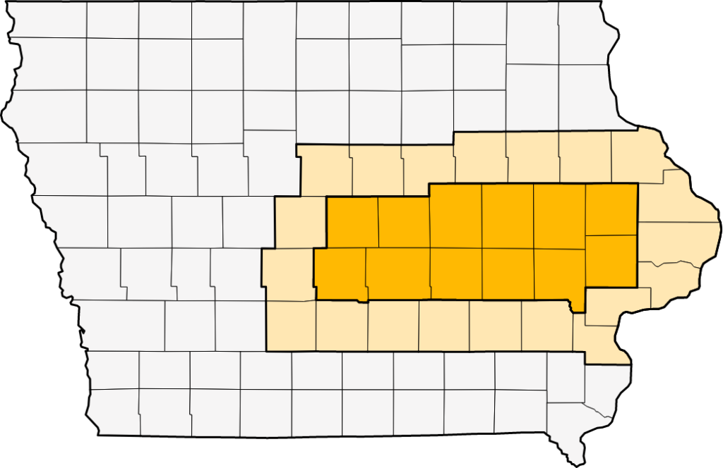 Radon mitigation service area for Adios Radon